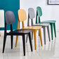 Contemporary Style Plastic Dining Chairs Multicolor Open Back Side Chair Clearhalo ' kitchen&dining_furn' 'Dining Chairs' 'Dining Tables & Seating' 'dining_chair' 'furn' 'furn_dining_chair' 'Furniture' 'furniture_dining_chair' 'Kitchen & Dining Furniture' 'kitchen' 3517014