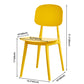 Contemporary Style Plastic Dining Chairs Multicolor Open Back Side Chair Clearhalo ' kitchen&dining_furn' 'Dining Chairs' 'Dining Tables & Seating' 'dining_chair' 'furn' 'furn_dining_chair' 'Furniture' 'furniture_dining_chair' 'Kitchen & Dining Furniture' 'kitchen' 3517028