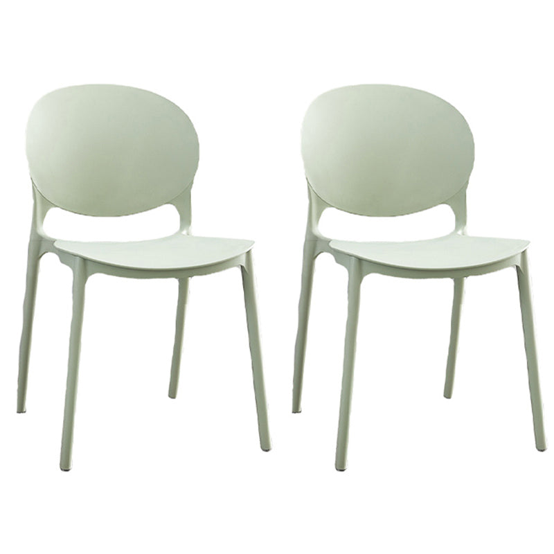 Plastic Indoor Chair 32''H Open Back Dining Side Chair for Restaurant Bedroom Green 2 Piece Set Clearhalo ' kitchen&dining_furn' 'Dining Chairs' 'Dining Tables & Seating' 'dining_chair' 'furn' 'furn_dining_chair' 'Furniture' 'furniture_dining_chair' 'Kitchen & Dining Furniture' 'kitchen' 3517068