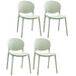 Plastic Indoor Chair 32''H Open Back Dining Side Chair for Restaurant Bedroom Green 4 Piece Set Clearhalo ' kitchen&dining_furn' 'Dining Chairs' 'Dining Tables & Seating' 'dining_chair' 'furn' 'furn_dining_chair' 'Furniture' 'furniture_dining_chair' 'Kitchen & Dining Furniture' 'kitchen' 3517069