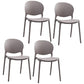 Plastic Indoor Chair 32''H Open Back Dining Side Chair for Restaurant Bedroom Gray-White 4 Piece Set Clearhalo ' kitchen&dining_furn' 'Dining Chairs' 'Dining Tables & Seating' 'dining_chair' 'furn' 'furn_dining_chair' 'Furniture' 'furniture_dining_chair' 'Kitchen & Dining Furniture' 'kitchen' 3517084