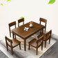 Traditional Style Standard Height Solid Wood Dining Table Rectangle Dining Room Set For Home Clearhalo 'Dining Room Sets' 'Dining Tables & Seating' 'dining_room_set' 'furn' 'furn_dining_room_set' 'Furniture' 'furniture_dining_room_set' 'Kitchen & Dining Furniture' 'kitchen&dining_furn' 'kitchen' 3518047