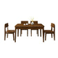 Traditional Style Standard Height Solid Wood Dining Table Rectangle Dining Room Set For Home Clearhalo 'Dining Room Sets' 'Dining Tables & Seating' 'dining_room_set' 'furn' 'furn_dining_room_set' 'Furniture' 'furniture_dining_room_set' 'Kitchen & Dining Furniture' 'kitchen&dining_furn' 'kitchen' 3518049