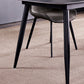 Fixed Minimalist Sintered Stone Top Kitchen Table Set with 4 Black Legs Base for Dining Room Clearhalo 'Dining Room Sets' 'Dining Tables & Seating' 'dining_room_set' 'furn' 'furn_dining_room_set' 'Furniture' 'furniture_dining_room_set' 'Kitchen & Dining Furniture' 'kitchen&dining_furn' 'kitchen' 3518061