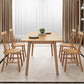 Modern Solid Wood Standard Dining Set Natural for Kitchen Dining Set with 4 Legs Base Clearhalo 'Dining Room Sets' 'Dining Tables & Seating' 'dining_room_set' 'furn' 'furn_dining_room_set' 'Furniture' 'furniture_dining_room_set' 'Kitchen & Dining Furniture' 'kitchen&dining_furn' 'kitchen' 3518073