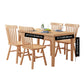 Minimalist Brown Standard Dining Set Rectangle Shape Solid Wood Dining Set with 4 Legs Table Clearhalo 'Dining Room Sets' 'Dining Tables & Seating' 'dining_room_set' 'furn' 'furn_dining_room_set' 'Furniture' 'furniture_dining_room_set' 'Kitchen & Dining Furniture' 'kitchen&dining_furn' 'kitchen' 3518095