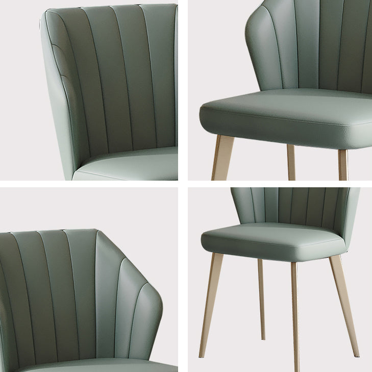 Modern Sintered Stone Table Set of 5/7 with Rectangle Table Dining Set with PU Leather Chairs Clearhalo 'Dining Room Sets' 'Dining Tables & Seating' 'dining_room_set' 'furn' 'furn_dining_room_set' 'Furniture' 'furniture_dining_room_set' 'Kitchen & Dining Furniture' 'kitchen&dining_furn' 'kitchen' 3518208