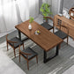 Industrial Style Solid Wood Top Dining Table Sets with 4 Legs Table Dining Table Furniture Clearhalo 'Dining Room Sets' 'Dining Tables & Seating' 'dining_room_set' 'furn' 'furn_dining_room_set' 'Furniture' 'furniture_dining_room_set' 'Kitchen & Dining Furniture' 'kitchen&dining_furn' 'kitchen' 3518247