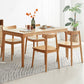 Traditional Style Dining Table with Fixed Solid Wood Dining Table and Chairs for Home Use Clearhalo 'Dining Room Sets' 'Dining Tables & Seating' 'dining_room_set' 'furn' 'furn_dining_room_set' 'Furniture' 'furniture_dining_room_set' 'Kitchen & Dining Furniture' 'kitchen&dining_furn' 'kitchen' 3518396