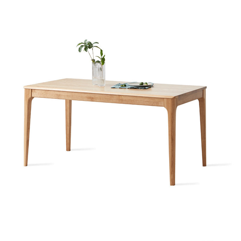 Traditional Style Dining Table with Fixed Solid Wood Dining Table and Chairs for Home Use Clearhalo 'Dining Room Sets' 'Dining Tables & Seating' 'dining_room_set' 'furn' 'furn_dining_room_set' 'Furniture' 'furniture_dining_room_set' 'Kitchen & Dining Furniture' 'kitchen&dining_furn' 'kitchen' 3518397