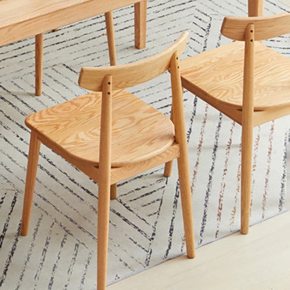 Traditional Style Dining Table with Fixed Solid Wood Dining Table and Chairs for Home Use Clearhalo 'Dining Room Sets' 'Dining Tables & Seating' 'dining_room_set' 'furn' 'furn_dining_room_set' 'Furniture' 'furniture_dining_room_set' 'Kitchen & Dining Furniture' 'kitchen&dining_furn' 'kitchen' 3518400