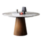 Modern Style Sintered Stone Top Dinette Set with Round Table Dining Furniture Set Clearhalo 'Dining Room Sets' 'Dining Tables & Seating' 'dining_room_set' 'furn' 'furn_dining_room_set' 'Furniture' 'furniture_dining_room_set' 'Kitchen & Dining Furniture' 'kitchen&dining_furn' 'kitchen' 3518458
