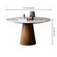 Modern Style Sintered Stone Top Dinette Set with Round Table Dining Furniture Set Clearhalo 'Dining Room Sets' 'Dining Tables & Seating' 'dining_room_set' 'furn' 'furn_dining_room_set' 'Furniture' 'furniture_dining_room_set' 'Kitchen & Dining Furniture' 'kitchen&dining_furn' 'kitchen' 3518463