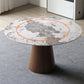 Modern Style Sintered Stone Top Dinette Set with Round Table Dining Furniture Set Clearhalo 'Dining Room Sets' 'Dining Tables & Seating' 'dining_room_set' 'furn' 'furn_dining_room_set' 'Furniture' 'furniture_dining_room_set' 'Kitchen & Dining Furniture' 'kitchen&dining_furn' 'kitchen' 3518467