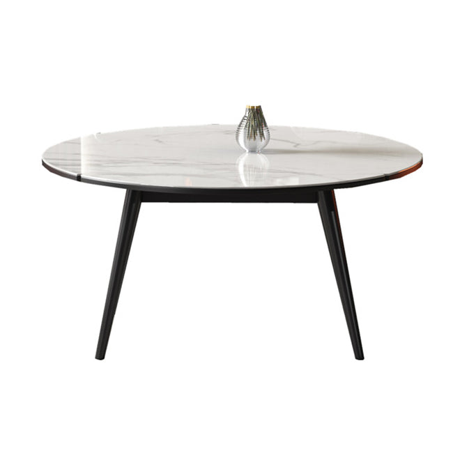 Modern Sintered Stone Dining Room Set Standard Height with 4 Legs Base Dining Furniture Clearhalo 'Dining Room Sets' 'Dining Tables & Seating' 'dining_room_set' 'furn' 'furn_dining_room_set' 'Furniture' 'furniture_dining_room_set' 'Kitchen & Dining Furniture' 'kitchen&dining_furn' 'kitchen' 3518531