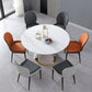 Extendable Modern Kitchen Dining Furniture Set with Sintered Stone Table Dining Room Table Set Clearhalo 'Dining Room Sets' 'Dining Tables & Seating' 'dining_room_set' 'furn' 'furn_dining_room_set' 'Furniture' 'furniture_dining_room_set' 'Kitchen & Dining Furniture' 'kitchen&dining_furn' 'kitchen' 3518538