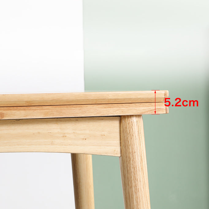 Modern Solid Wood Dining Room Set with Rectangle Table Space-Saving Design Dining Table Furniture Clearhalo 'Dining Room Sets' 'Dining Tables & Seating' 'dining_room_set' 'furn' 'furn_dining_room_set' 'Furniture' 'furniture_dining_room_set' 'Kitchen & Dining Furniture' 'kitchen&dining_furn' 'kitchen' 3518578