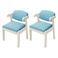 Contemporary Wood Side Chair with Arm Open Back Dining Side Chair for Home Sky Blue 2 Piece Set White Clearhalo ' kitchen&dining_furn' 'Dining Chairs' 'Dining Tables & Seating' 'dining_chair' 'furn' 'furn_dining_chair' 'Furniture' 'furniture_dining_chair' 'Kitchen & Dining Furniture' 'kitchen' 3521749