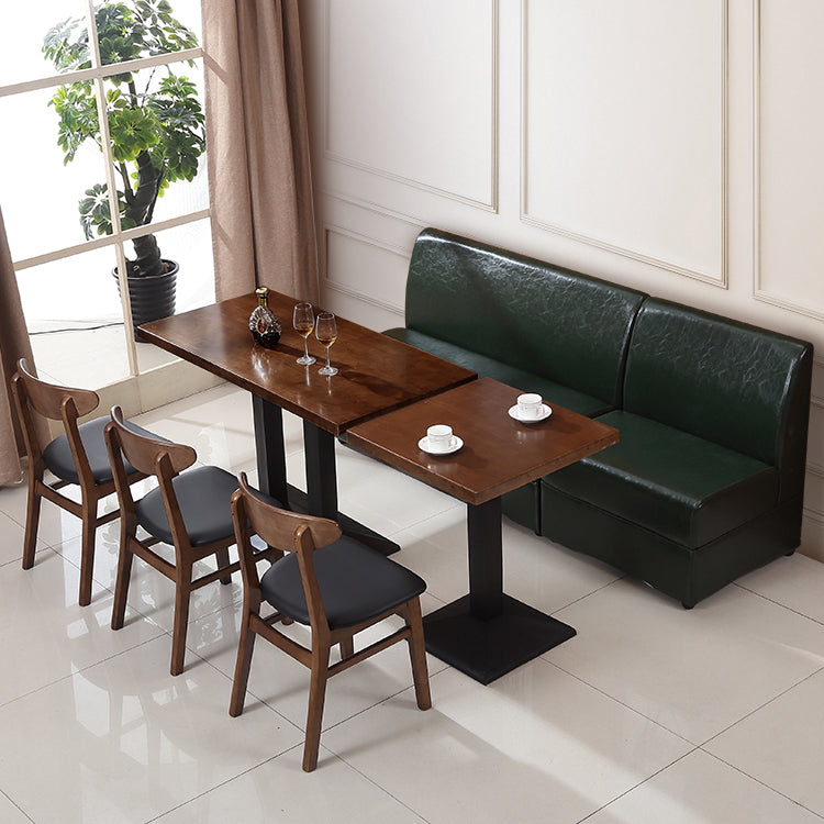 Contemporary Dining Chair 16.5'' Wide Open Side Chair with 4 Wood Legs for Home Use Clearhalo ' kitchen&dining_furn' 'Dining Chairs' 'Dining Tables & Seating' 'dining_chair' 'furn' 'furn_dining_chair' 'Furniture' 'furniture_dining_chair' 'Kitchen & Dining Furniture' 'kitchen' 3521790