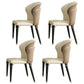 Nordic Style Solid Wood Dining Room Chair Wingback Arm Chair for Home Use Coffee 4 Piece Set Clearhalo ' kitchen&dining_furn' 'Dining Chairs' 'Dining Tables & Seating' 'dining_chair' 'furn' 'furn_dining_chair' 'Furniture' 'furniture_dining_chair' 'Kitchen & Dining Furniture' 'kitchen' 3521808