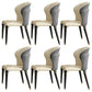 Nordic Style Solid Wood Dining Room Chair Wingback Arm Chair for Home Use Dark Gray 6 Piece Set Clearhalo ' kitchen&dining_furn' 'Dining Chairs' 'Dining Tables & Seating' 'dining_chair' 'furn' 'furn_dining_chair' 'Furniture' 'furniture_dining_chair' 'Kitchen & Dining Furniture' 'kitchen' 3521815