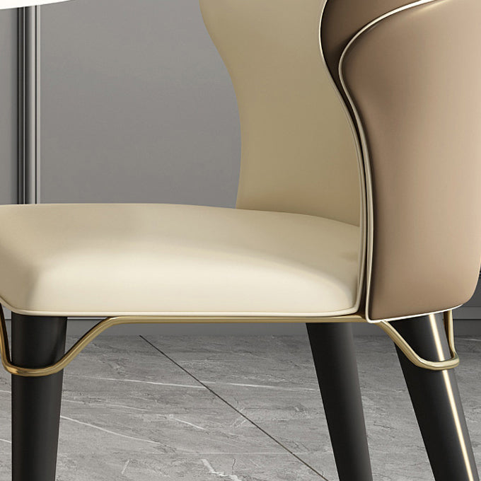 Nordic Style Solid Wood Dining Room Chair Wingback Arm Chair for Home Use Clearhalo ' kitchen&dining_furn' 'Dining Chairs' 'Dining Tables & Seating' 'dining_chair' 'furn' 'furn_dining_chair' 'Furniture' 'furniture_dining_chair' 'Kitchen & Dining Furniture' 'kitchen' 3521817