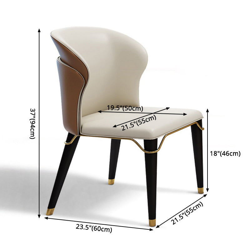 Nordic Style Solid Wood Dining Room Chair Wingback Arm Chair for Home Use Clearhalo ' kitchen&dining_furn' 'Dining Chairs' 'Dining Tables & Seating' 'dining_chair' 'furn' 'furn_dining_chair' 'Furniture' 'furniture_dining_chair' 'Kitchen & Dining Furniture' 'kitchen' 3521820
