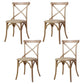 Solid Wood Traditional Dining Chairs Matte Finish Cross Back Side Chair Wood 4 Piece Set Clearhalo ' kitchen&dining_furn' 'Dining Chairs' 'Dining Tables & Seating' 'dining_chair' 'furn' 'furn_dining_chair' 'Furniture' 'furniture_dining_chair' 'Kitchen & Dining Furniture' 'kitchen' 3521849