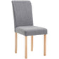 Contemporary Home Side Chair Parsons Back Upholstered Wood Dining Room Chair Grey 1 Piece Natural Wood Clearhalo ' kitchen&dining_furn' 'Dining Chairs' 'Dining Tables & Seating' 'dining_chair' 'furn' 'furn_dining_chair' 'Furniture' 'furniture_dining_chair' 'Kitchen & Dining Furniture' 'kitchen' 3521897