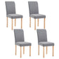 Contemporary Home Side Chair Parsons Back Upholstered Wood Dining Room Chair Grey 4 Piece Set Natural Wood Clearhalo ' kitchen&dining_furn' 'Dining Chairs' 'Dining Tables & Seating' 'dining_chair' 'furn' 'furn_dining_chair' 'Furniture' 'furniture_dining_chair' 'Kitchen & Dining Furniture' 'kitchen' 3521898