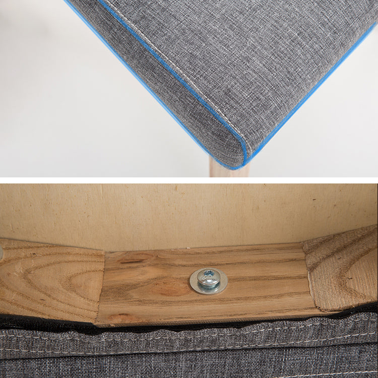 Contemporary Home Side Chair Parsons Back Upholstered Wood Dining Room Chair Clearhalo ' kitchen&dining_furn' 'Dining Chairs' 'Dining Tables & Seating' 'dining_chair' 'furn' 'furn_dining_chair' 'Furniture' 'furniture_dining_chair' 'Kitchen & Dining Furniture' 'kitchen' 3521907