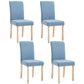 Contemporary Home Side Chair Parsons Back Upholstered Wood Dining Room Chair Light Blue 4 Piece Set Natural Wood Clearhalo ' kitchen&dining_furn' 'Dining Chairs' 'Dining Tables & Seating' 'dining_chair' 'furn' 'furn_dining_chair' 'Furniture' 'furniture_dining_chair' 'Kitchen & Dining Furniture' 'kitchen' 3521932