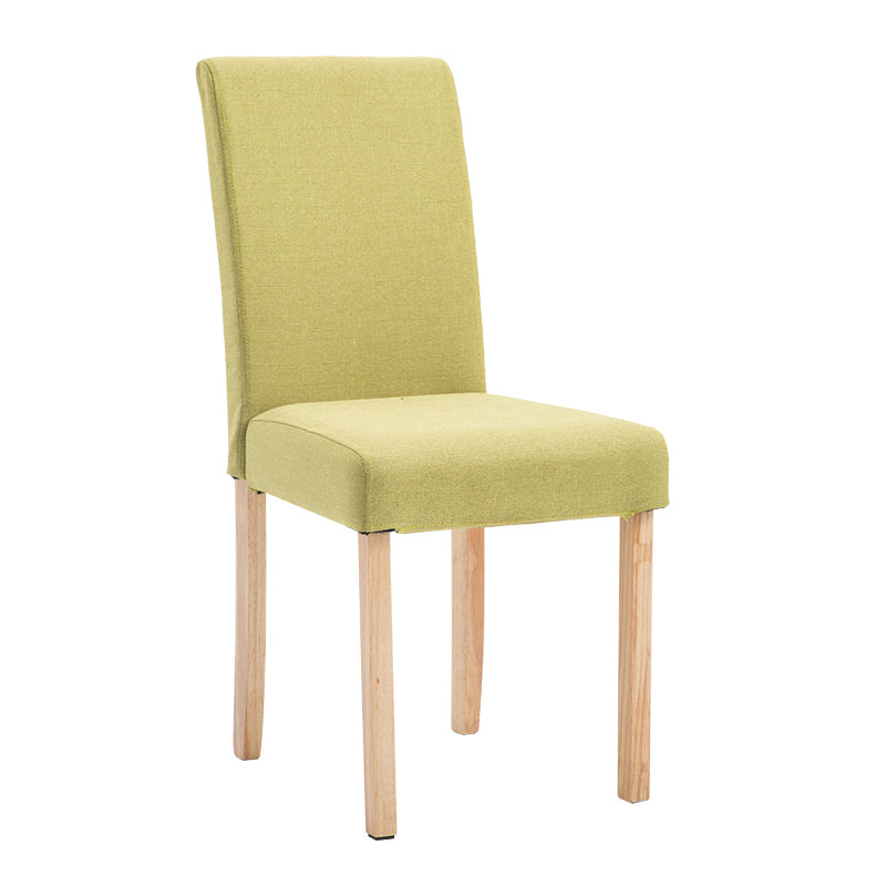 Contemporary Home Side Chair Parsons Back Upholstered Wood Dining Room Chair Green 1 Piece Natural Wood Clearhalo ' kitchen&dining_furn' 'Dining Chairs' 'Dining Tables & Seating' 'dining_chair' 'furn' 'furn_dining_chair' 'Furniture' 'furniture_dining_chair' 'Kitchen & Dining Furniture' 'kitchen' 3521936