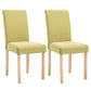 Contemporary Home Side Chair Parsons Back Upholstered Wood Dining Room Chair Green 2 Piece Set Natural Wood Clearhalo ' kitchen&dining_furn' 'Dining Chairs' 'Dining Tables & Seating' 'dining_chair' 'furn' 'furn_dining_chair' 'Furniture' 'furniture_dining_chair' 'Kitchen & Dining Furniture' 'kitchen' 3521937