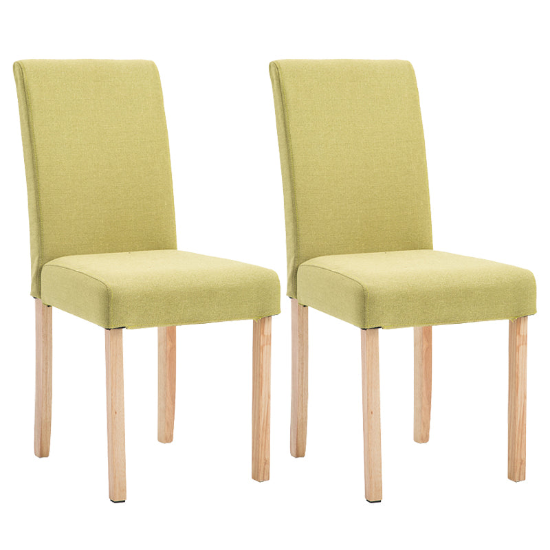 Contemporary Home Side Chair Parsons Back Upholstered Wood Dining Room Chair Green 2 Piece Set Natural Wood Clearhalo ' kitchen&dining_furn' 'Dining Chairs' 'Dining Tables & Seating' 'dining_chair' 'furn' 'furn_dining_chair' 'Furniture' 'furniture_dining_chair' 'Kitchen & Dining Furniture' 'kitchen' 3521937