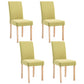 Contemporary Home Side Chair Parsons Back Upholstered Wood Dining Room Chair Green 4 Piece Set Natural Wood Clearhalo ' kitchen&dining_furn' 'Dining Chairs' 'Dining Tables & Seating' 'dining_chair' 'furn' 'furn_dining_chair' 'Furniture' 'furniture_dining_chair' 'Kitchen & Dining Furniture' 'kitchen' 3521938