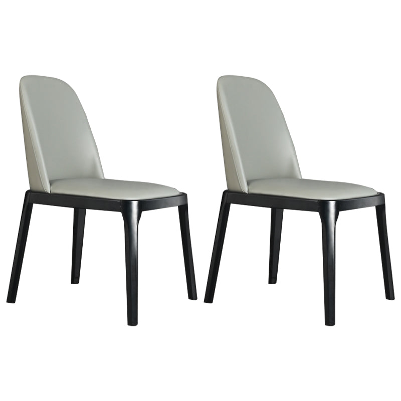 Wood Industrial Dining Chair with Color Cushion Solid Chair for Dining Room Grey 2 Piece Set Black Clearhalo ' kitchen&dining_furn' 'Dining Chairs' 'Dining Tables & Seating' 'dining_chair' 'furn' 'furn_dining_chair' 'Furniture' 'furniture_dining_chair' 'Kitchen & Dining Furniture' 'kitchen' 3521981