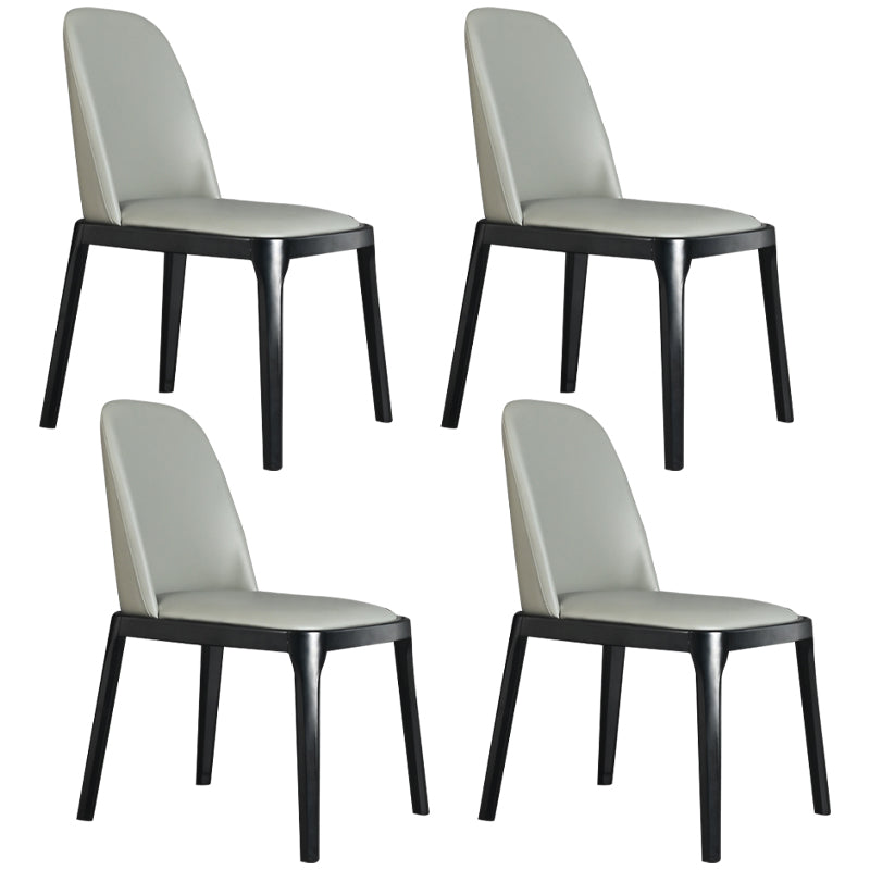 Wood Industrial Dining Chair with Color Cushion Solid Chair for Dining Room Grey 4 Piece Set Black Clearhalo ' kitchen&dining_furn' 'Dining Chairs' 'Dining Tables & Seating' 'dining_chair' 'furn' 'furn_dining_chair' 'Furniture' 'furniture_dining_chair' 'Kitchen & Dining Furniture' 'kitchen' 3521983