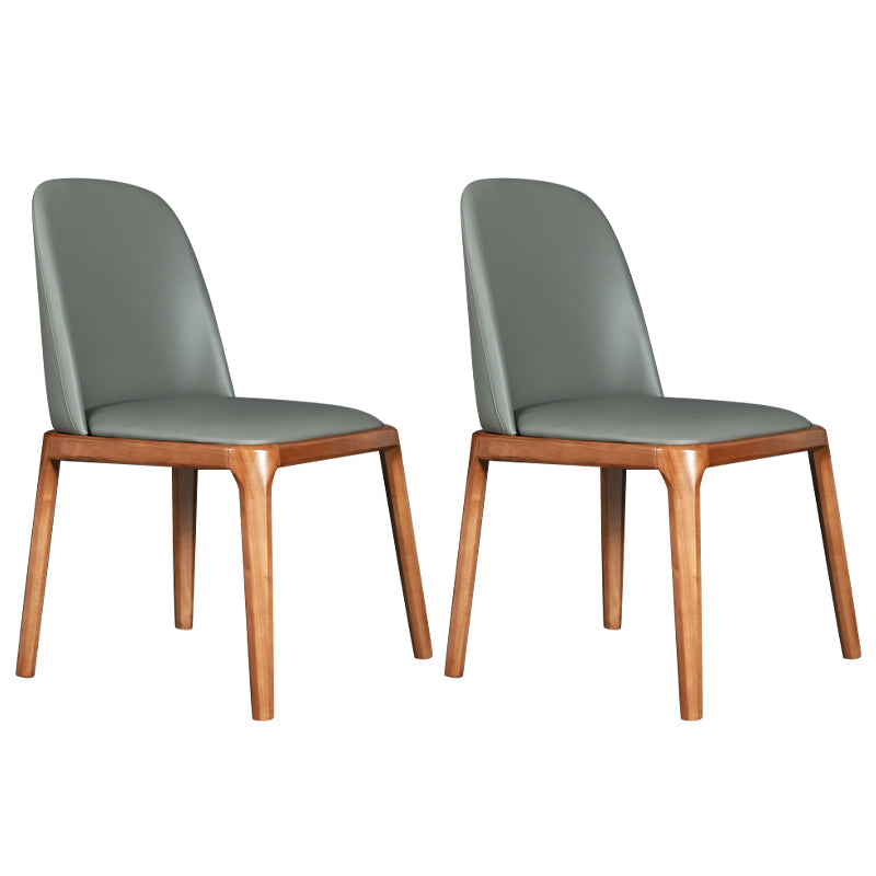 Wood Industrial Dining Chair with Color Cushion Solid Chair for Dining Room Dark Gray 2 Piece Set Walnut Clearhalo ' kitchen&dining_furn' 'Dining Chairs' 'Dining Tables & Seating' 'dining_chair' 'furn' 'furn_dining_chair' 'Furniture' 'furniture_dining_chair' 'Kitchen & Dining Furniture' 'kitchen' 3521992