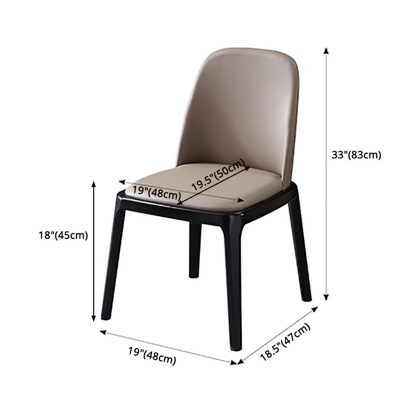 Wood Industrial Dining Chair with Color Cushion Solid Chair for Dining Room Clearhalo ' kitchen&dining_furn' 'Dining Chairs' 'Dining Tables & Seating' 'dining_chair' 'furn' 'furn_dining_chair' 'Furniture' 'furniture_dining_chair' 'Kitchen & Dining Furniture' 'kitchen' 3521994