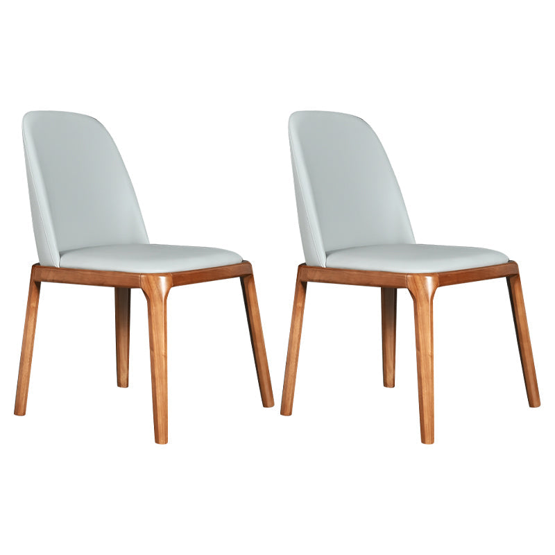 Wood Industrial Dining Chair with Color Cushion Solid Chair for Dining Room Light Gray 2 Piece Set Walnut Clearhalo ' kitchen&dining_furn' 'Dining Chairs' 'Dining Tables & Seating' 'dining_chair' 'furn' 'furn_dining_chair' 'Furniture' 'furniture_dining_chair' 'Kitchen & Dining Furniture' 'kitchen' 3522003