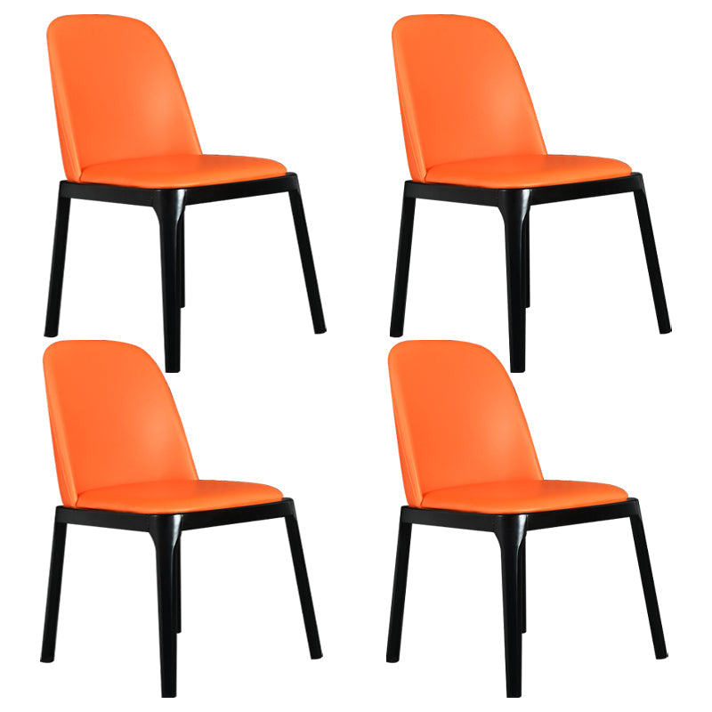 Wood Industrial Dining Chair with Color Cushion Solid Chair for Dining Room Red 4 Piece Set Black Clearhalo ' kitchen&dining_furn' 'Dining Chairs' 'Dining Tables & Seating' 'dining_chair' 'furn' 'furn_dining_chair' 'Furniture' 'furniture_dining_chair' 'Kitchen & Dining Furniture' 'kitchen' 3522007