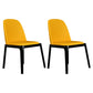 Wood Industrial Dining Chair with Color Cushion Solid Chair for Dining Room Yellow 2 Piece Set Black Clearhalo ' kitchen&dining_furn' 'Dining Chairs' 'Dining Tables & Seating' 'dining_chair' 'furn' 'furn_dining_chair' 'Furniture' 'furniture_dining_chair' 'Kitchen & Dining Furniture' 'kitchen' 3522012