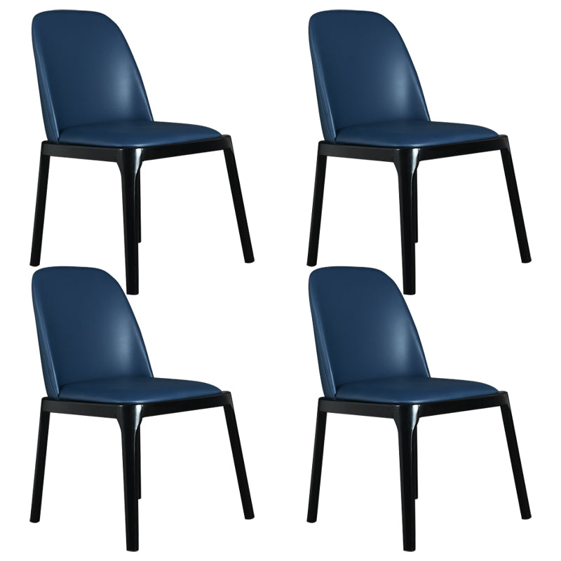 Wood Industrial Dining Chair with Color Cushion Solid Chair for Dining Room Blue Black Clearhalo ' kitchen&dining_furn' 'Dining Chairs' 'Dining Tables & Seating' 'dining_chair' 'furn' 'furn_dining_chair' 'Furniture' 'furniture_dining_chair' 'Kitchen & Dining Furniture' 'kitchen' 3522021