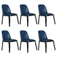 Wood Industrial Dining Chair with Color Cushion Solid Chair for Dining Room Blue 6 Piece Set Black Clearhalo ' kitchen&dining_furn' 'Dining Chairs' 'Dining Tables & Seating' 'dining_chair' 'furn' 'furn_dining_chair' 'Furniture' 'furniture_dining_chair' 'Kitchen & Dining Furniture' 'kitchen' 3522022