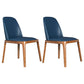 Wood Industrial Dining Chair with Color Cushion Solid Chair for Dining Room Blue 2 Piece Set Walnut Clearhalo ' kitchen&dining_furn' 'Dining Chairs' 'Dining Tables & Seating' 'dining_chair' 'furn' 'furn_dining_chair' 'Furniture' 'furniture_dining_chair' 'Kitchen & Dining Furniture' 'kitchen' 3522023