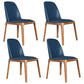 Wood Industrial Dining Chair with Color Cushion Solid Chair for Dining Room Blue 4 Piece Set Walnut Clearhalo ' kitchen&dining_furn' 'Dining Chairs' 'Dining Tables & Seating' 'dining_chair' 'furn' 'furn_dining_chair' 'Furniture' 'furniture_dining_chair' 'Kitchen & Dining Furniture' 'kitchen' 3522024