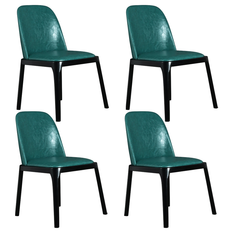 Wood Industrial Dining Chair with Color Cushion Solid Chair for Dining Room Green 4 Piece Set Black Clearhalo ' kitchen&dining_furn' 'Dining Chairs' 'Dining Tables & Seating' 'dining_chair' 'furn' 'furn_dining_chair' 'Furniture' 'furniture_dining_chair' 'Kitchen & Dining Furniture' 'kitchen' 3522027