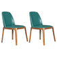 Wood Industrial Dining Chair with Color Cushion Solid Chair for Dining Room Green 2 Piece Set Walnut Clearhalo ' kitchen&dining_furn' 'Dining Chairs' 'Dining Tables & Seating' 'dining_chair' 'furn' 'furn_dining_chair' 'Furniture' 'furniture_dining_chair' 'Kitchen & Dining Furniture' 'kitchen' 3522029