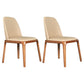 Wood Industrial Dining Chair with Color Cushion Solid Chair for Dining Room Beige 2 Piece Set Walnut Clearhalo ' kitchen&dining_furn' 'Dining Chairs' 'Dining Tables & Seating' 'dining_chair' 'furn' 'furn_dining_chair' 'Furniture' 'furniture_dining_chair' 'Kitchen & Dining Furniture' 'kitchen' 3522038